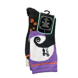 Disney Tim Burtons The Nightmare Before Christmas Crew Socks 3 Pack